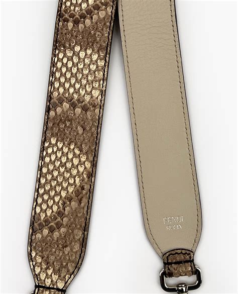 fendi python strap|Fendi Python Beige Strap – Luxury Helsinki.